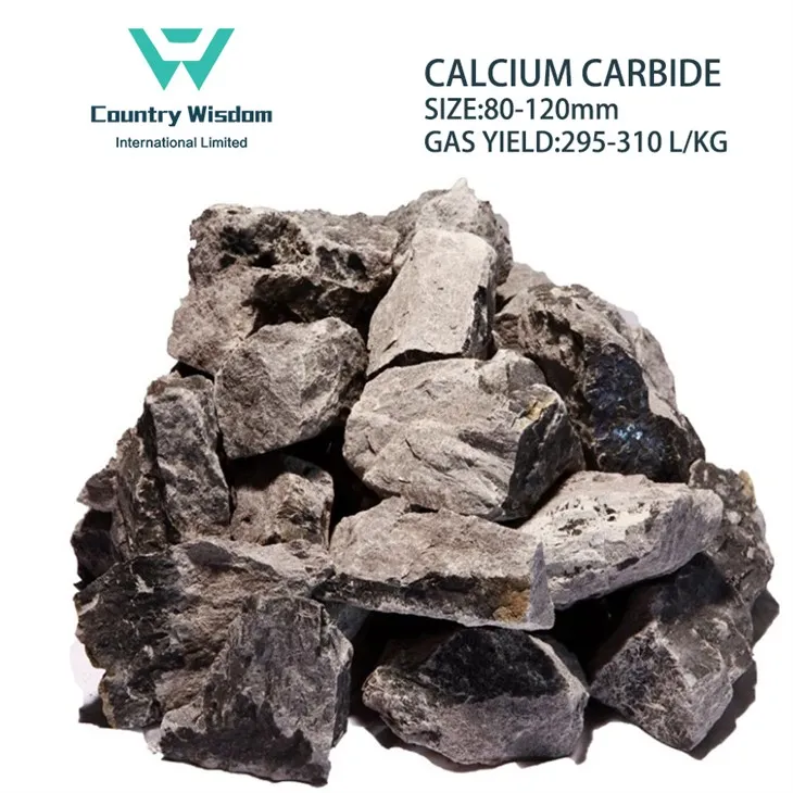 Inorganic Chemical Manufacture Acetylene Gas Calcium Carbide 80-120mm For Welding CAS: 75-20-7