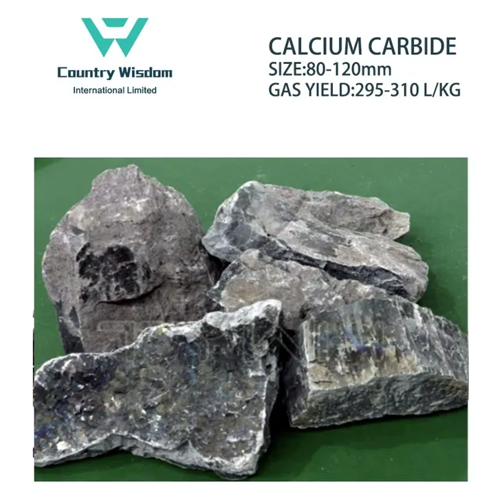 Manufacturer Calcium Carbide China 50-80 / 15-25 / 25-50 / 80-120 / 7-15 / 4-7mm