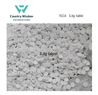 Kínai Professzionális Gyártó TCCA 3,3 g Tablet Swimming Pool Chemicals