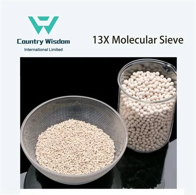 Nedvszívó 13X molekuláris szita levegő leválasztáshoz CO2 H2O eltávolításához